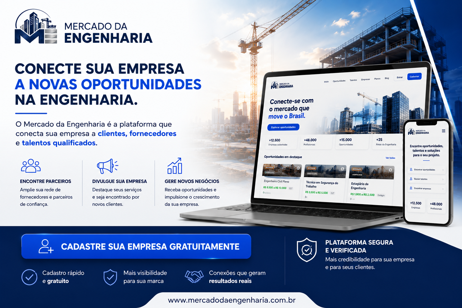 MERCADO DA ENGENHARIA template preview