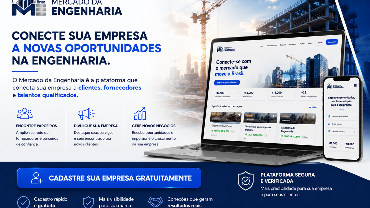 MERCADO DA ENGENHARIA template preview