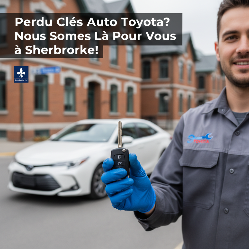 Perdu Clés Auto Toyota? Nous Sommes Là Pour Vous à Sherbrooke!