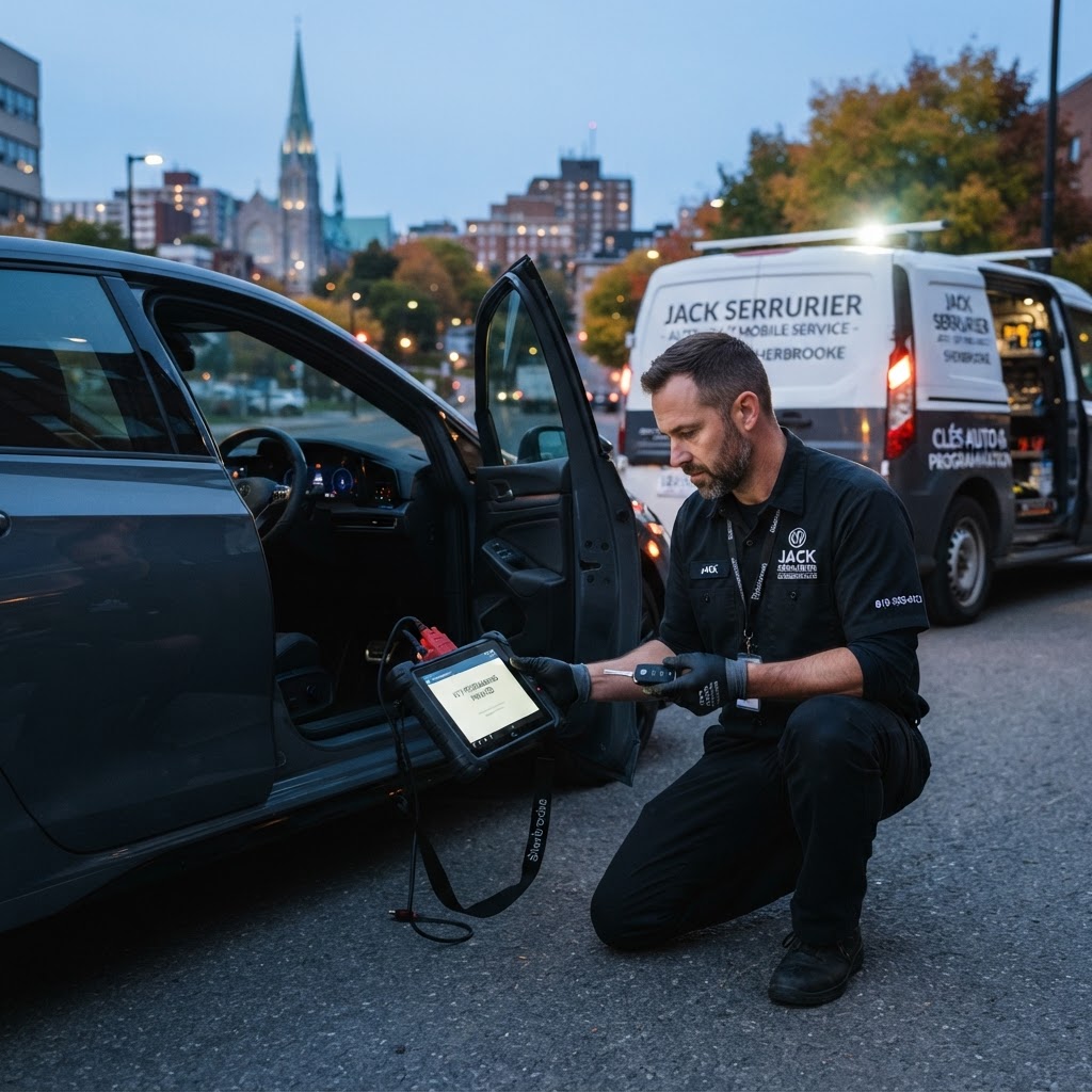 Reproduction clé auto Sherbrooke : Service mobile 24/7