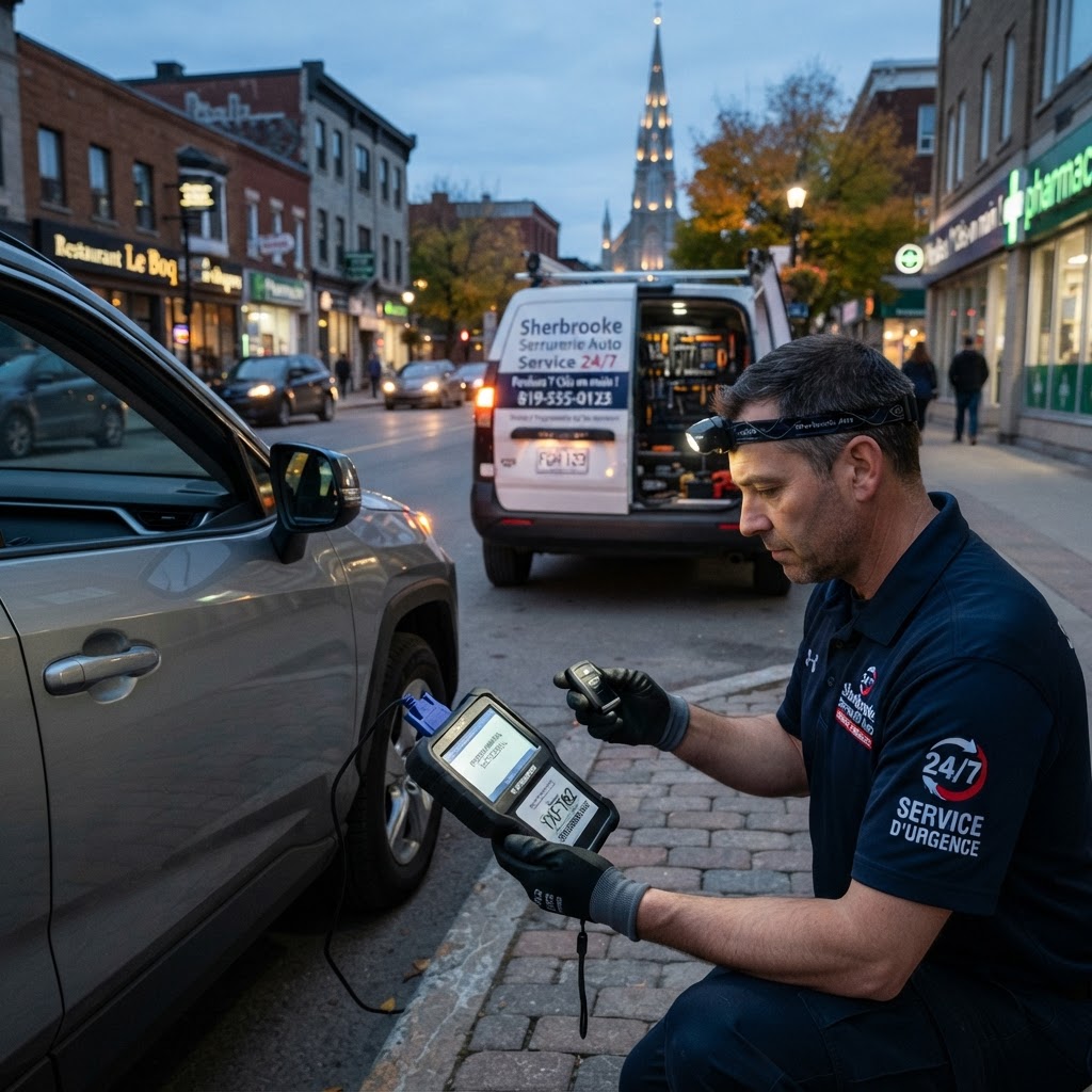 Clés perdues à Sherbrooke : Service d'urgence 24/7 rapide