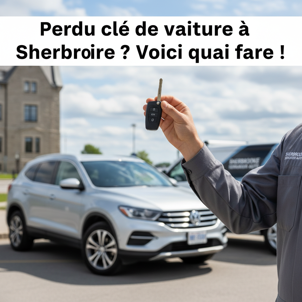 Perdu clé de voiture à Sherbrooke ? Voici quoi faire !