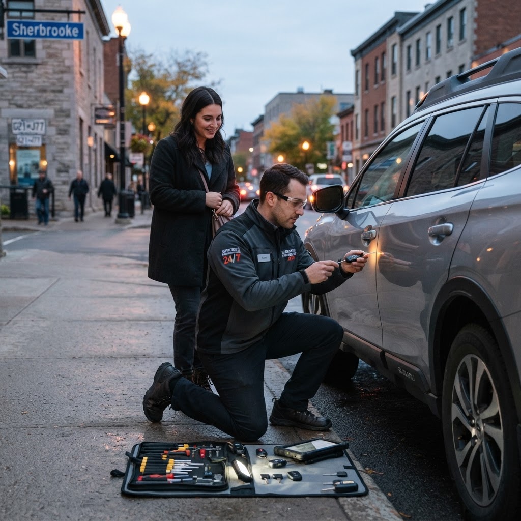 Serrurier automobile Ă Sherbrooke : Service d'Urgence 24/7