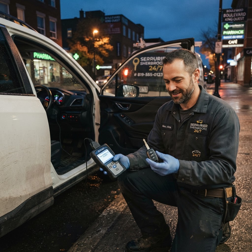 Clé de voiture perdue Sherbrooke : Service 24/7