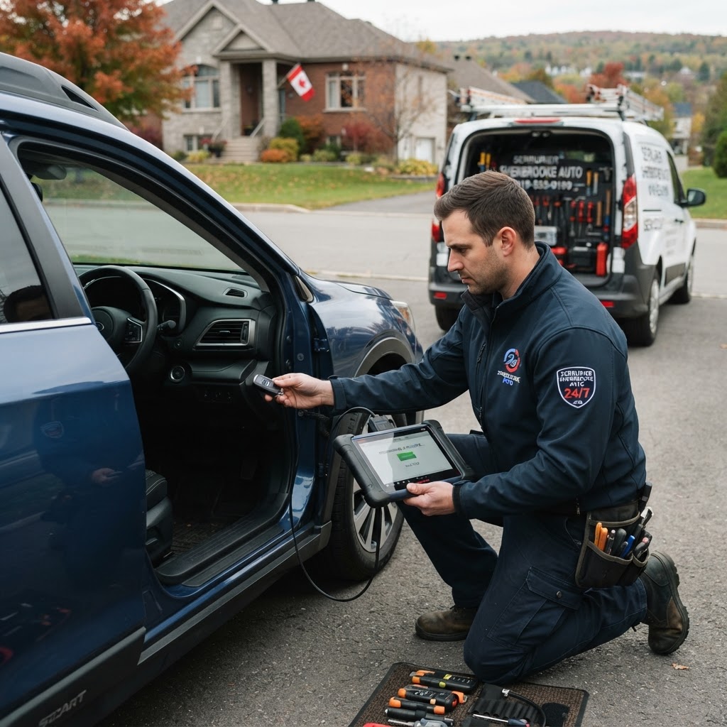 Programmation clé voiture à domicile Sherbrooke : Expert 24/7