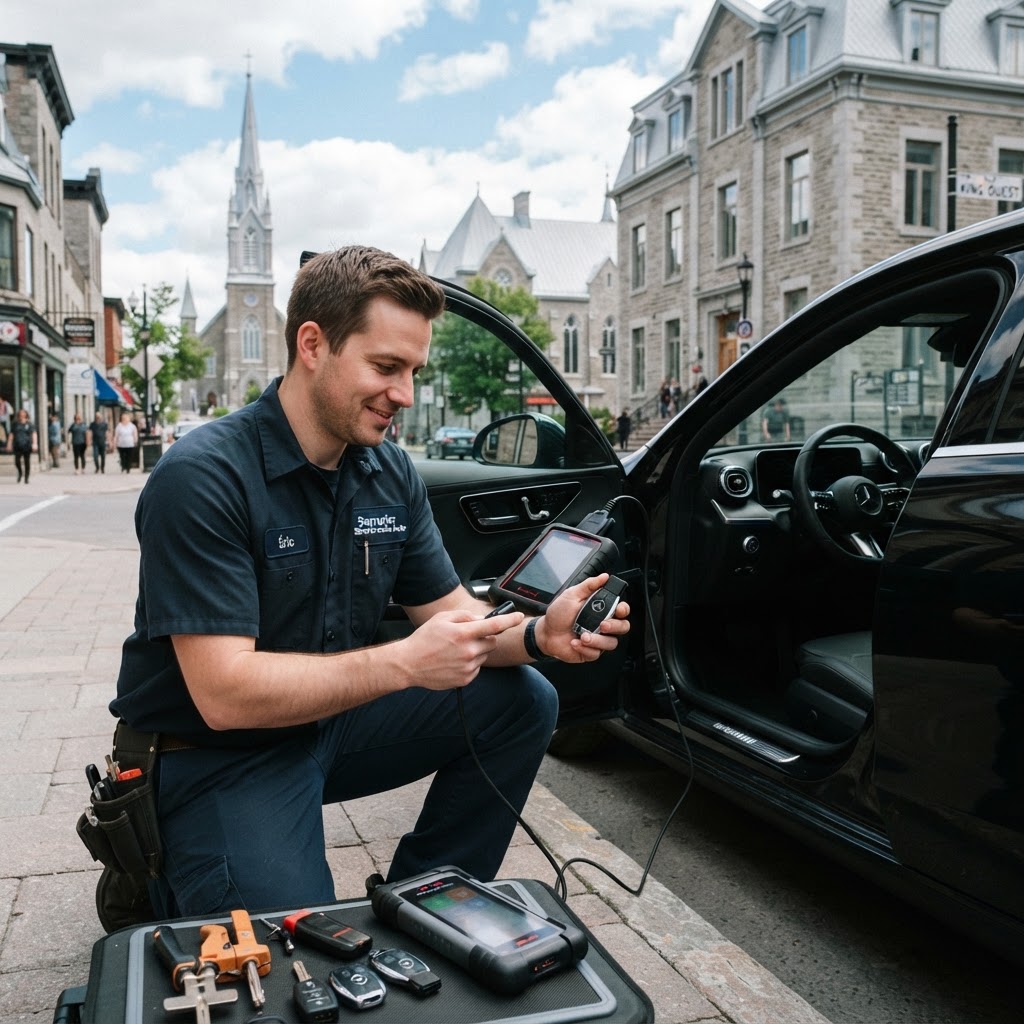 Clé Mercedes Sherbrooke : Expert en Remplacement 24/7