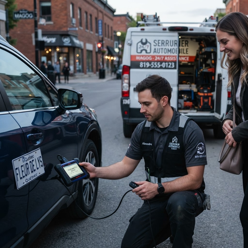 Serrurier automobile Magog : Assistance rapide 24/7