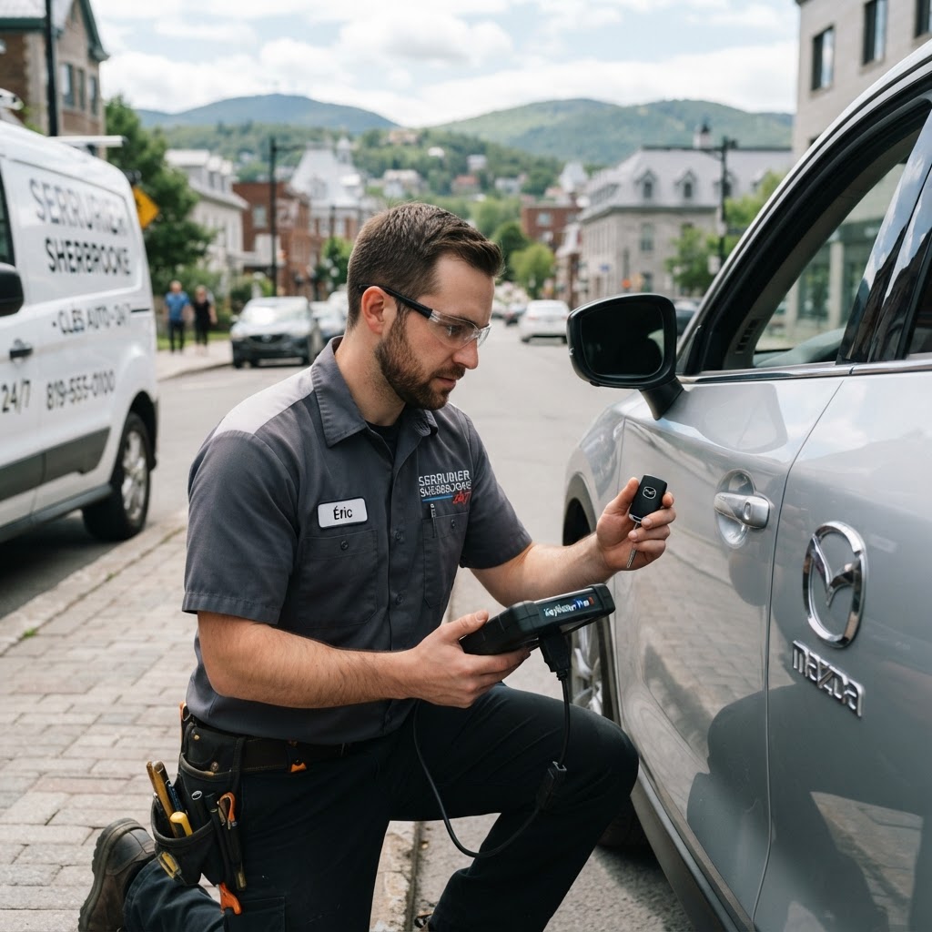 Besoin d'une nouvelle clé pour Mazda à Sherbrooke ? 24/7