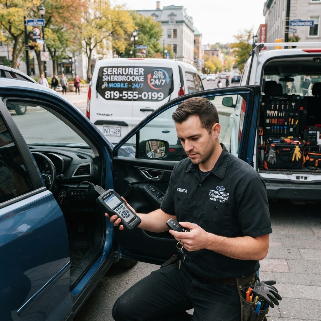 Faire un double de clé Sherbrooke : Service mobile 24/7