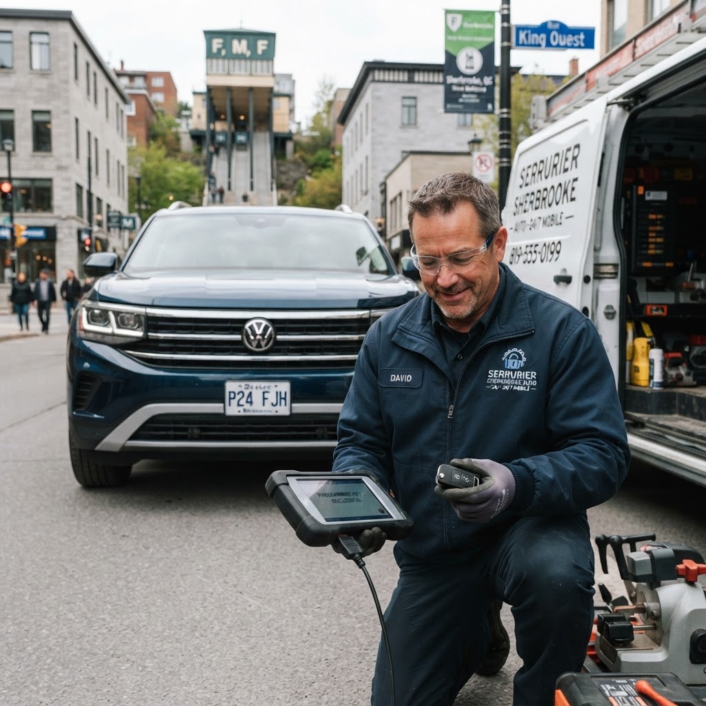Remplacement clé auto Sherbrooke : Service mobile 24/7