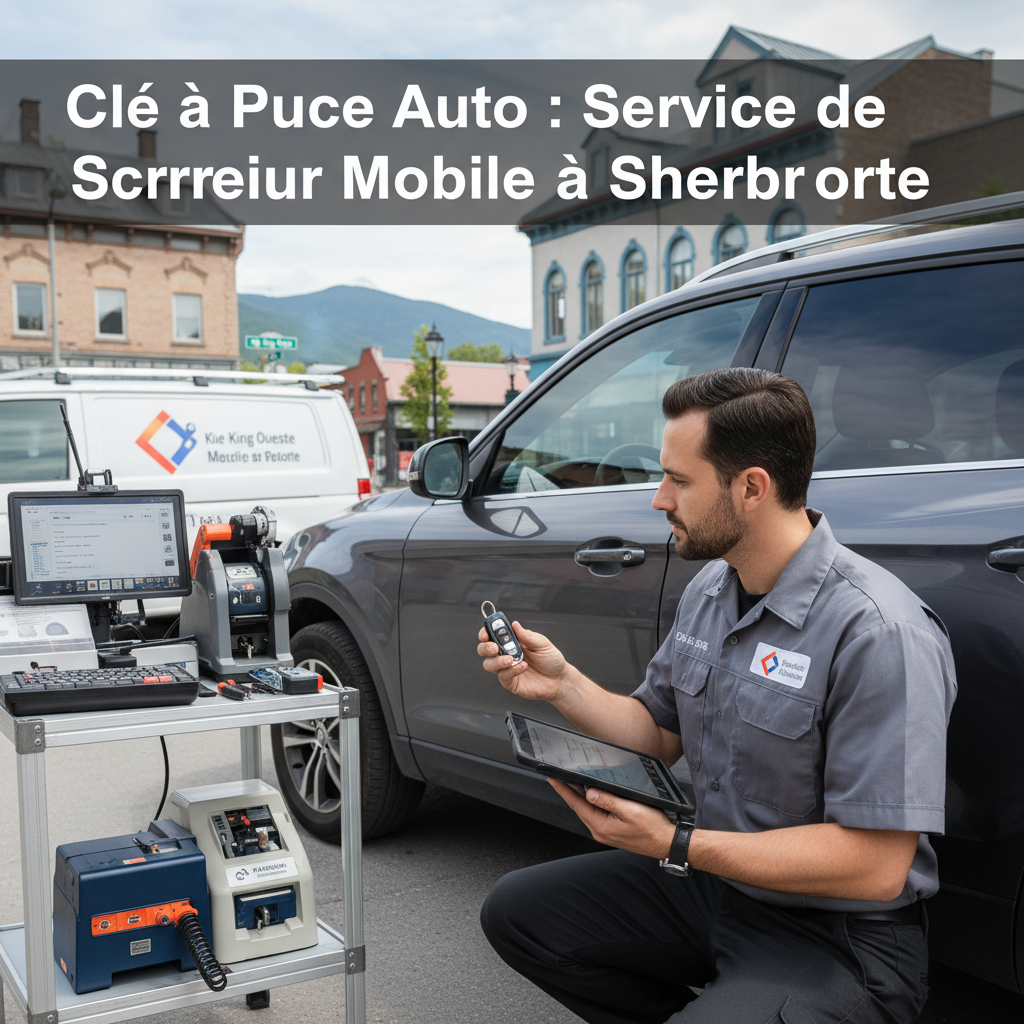 Clé à Puce Auto : Service de Serrurier Mobile à Sherbrooke