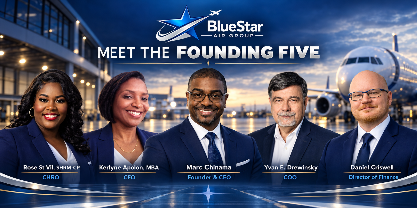 BlueStar founding leadership team