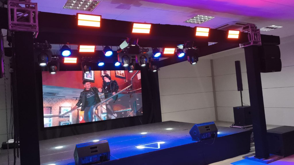 Estrutura completa para show ao vivo