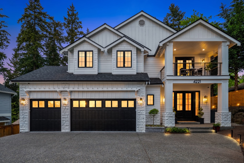 Renton custom home construction project photo 29