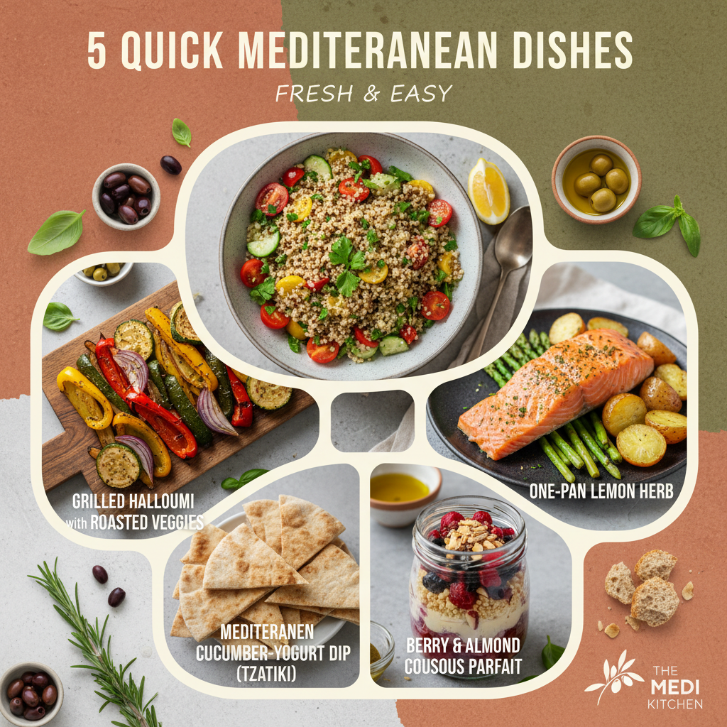 Pin: 15 Quick Mediterranean Recipes Ready in 30 Minutes or Less