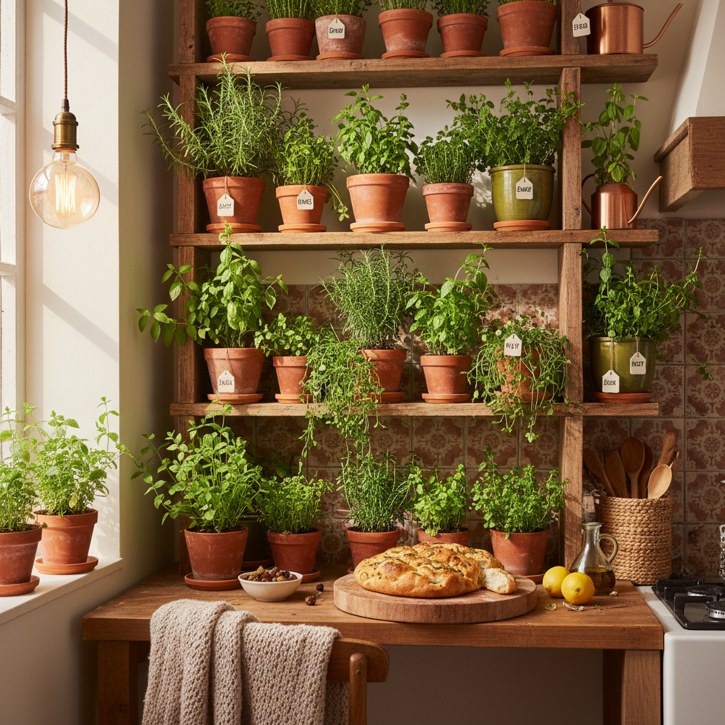 Pin: Indoor Herbs 101: The Complete Guide to Growing a Thriving Kitchen Herb Garden
