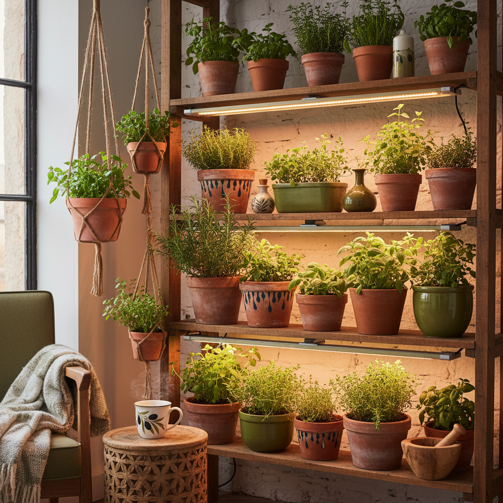 Pin: How to Grow Indoor Herbs in Winter: Keep Your Kitchen Garden Alive All Season