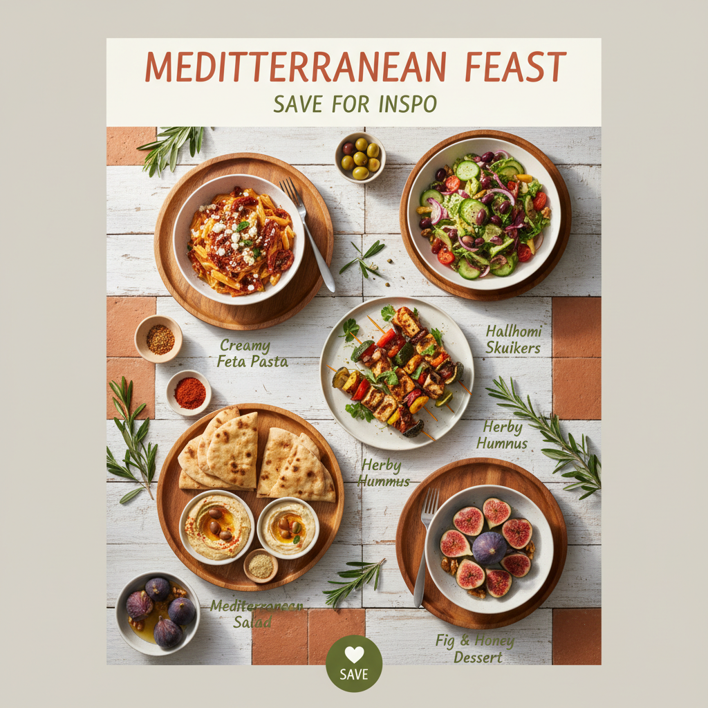 Pin: 50 Mediterranean Recipe Ideas to Try This Week
