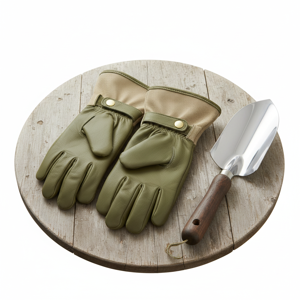 Premium Leather Gardening Gloves