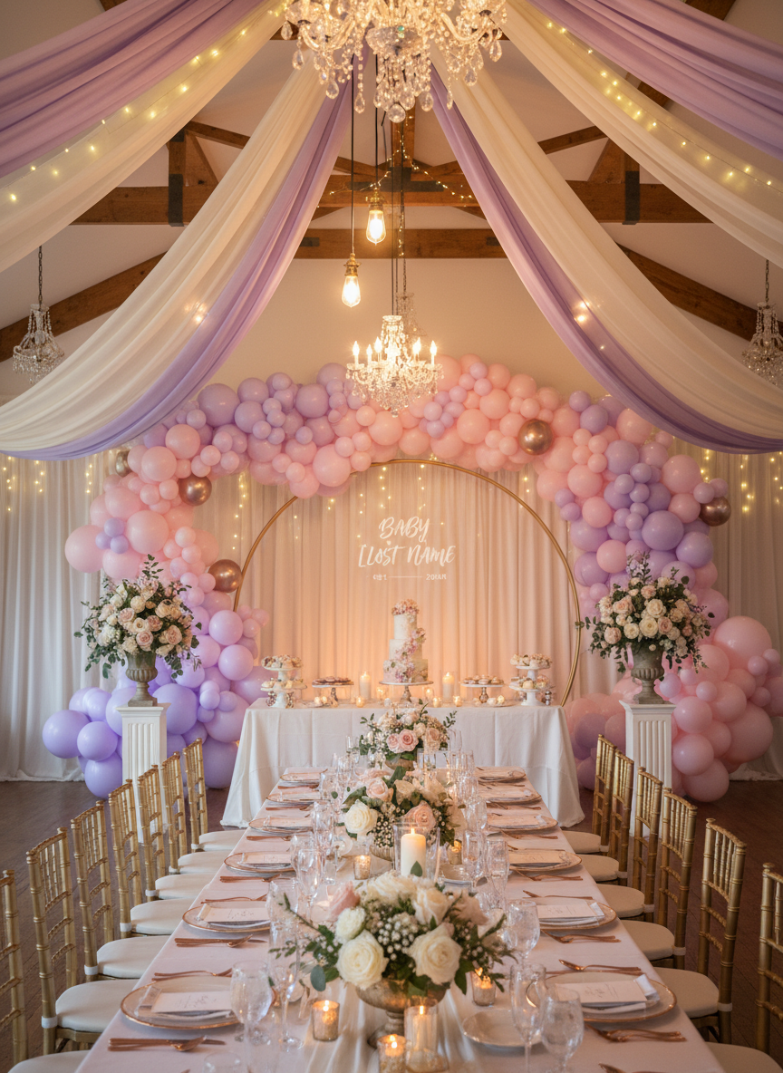 Decorated event setup