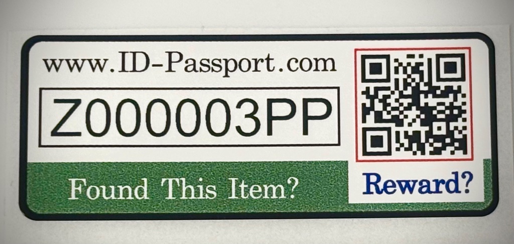 ID-Passport sticker example