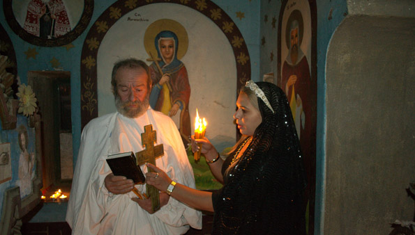 Ritual sacru cu preot și tămăduitoarea Elena Laura