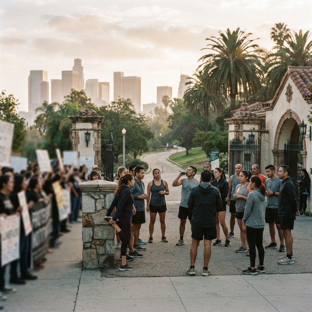 Chicano Run Club Forced Out of Leimert Park After ICE Threats — Community Leaders Question Where the Line Is