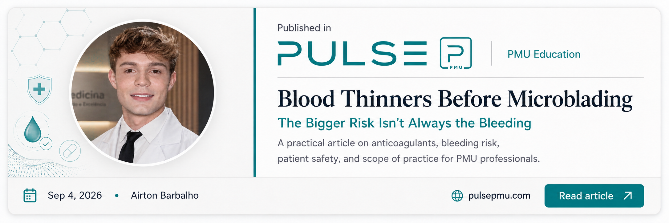 Pulse PMU — Blood Thinners Before Microblading