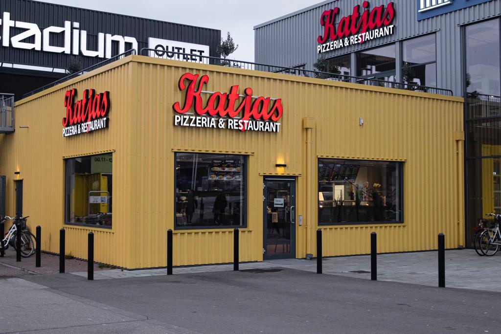 Interiör på Katjas Pizzeria i Löddeköpingee