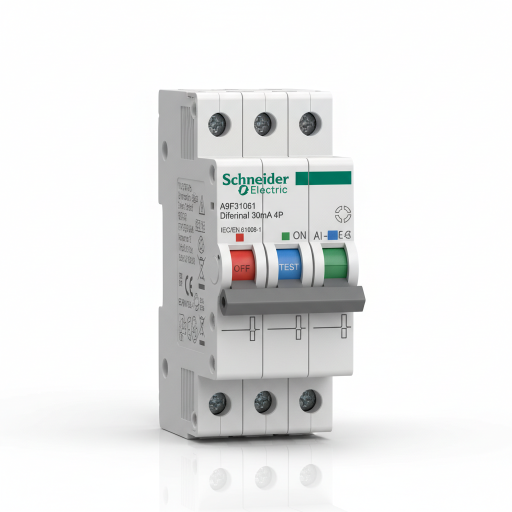 Schneider Electric A9F31061 - Diferencial 30mA 4P