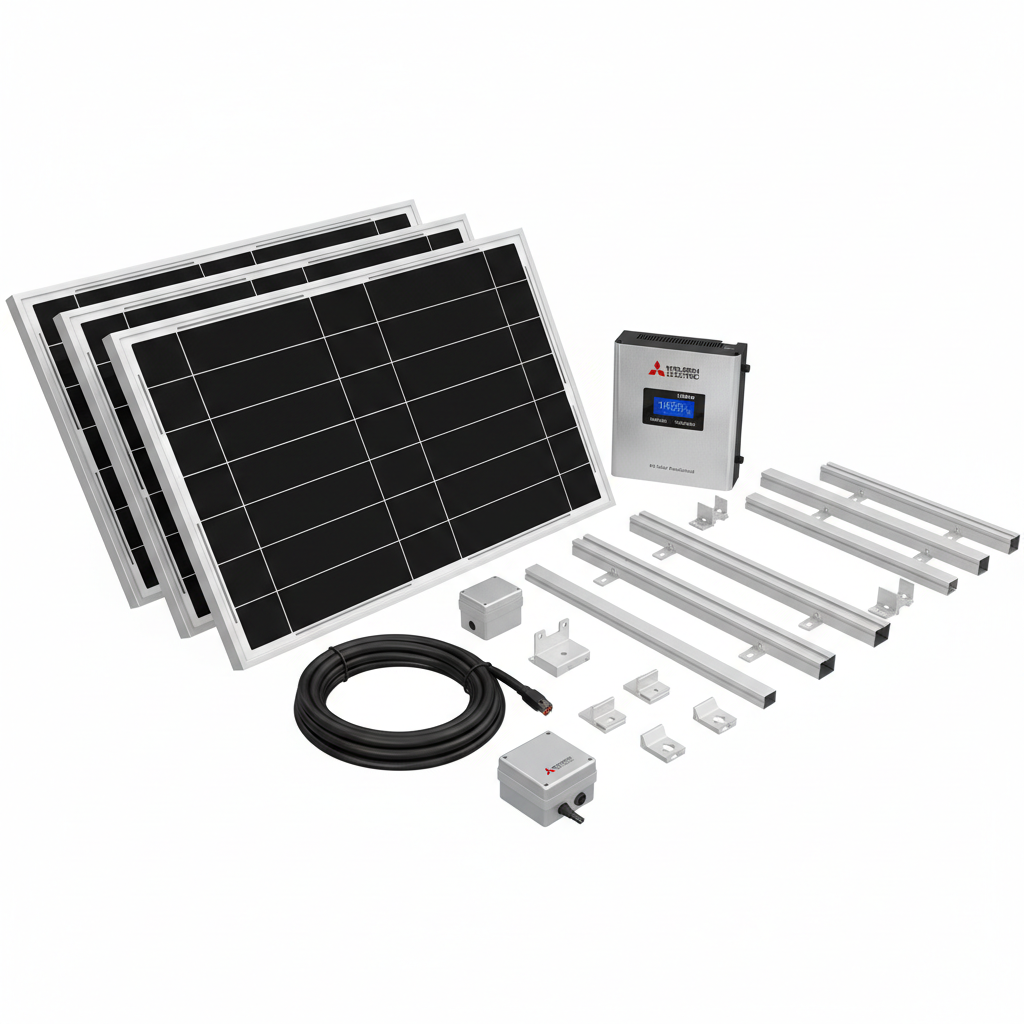 Mitsubishi Electric MM-1000X - Kit Solar Residencial 1000W