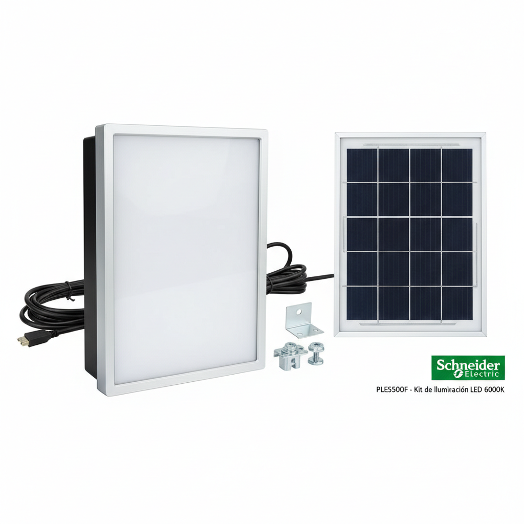 Schneider Electric PLE5500F - Kit de Iluminación LED 6000K