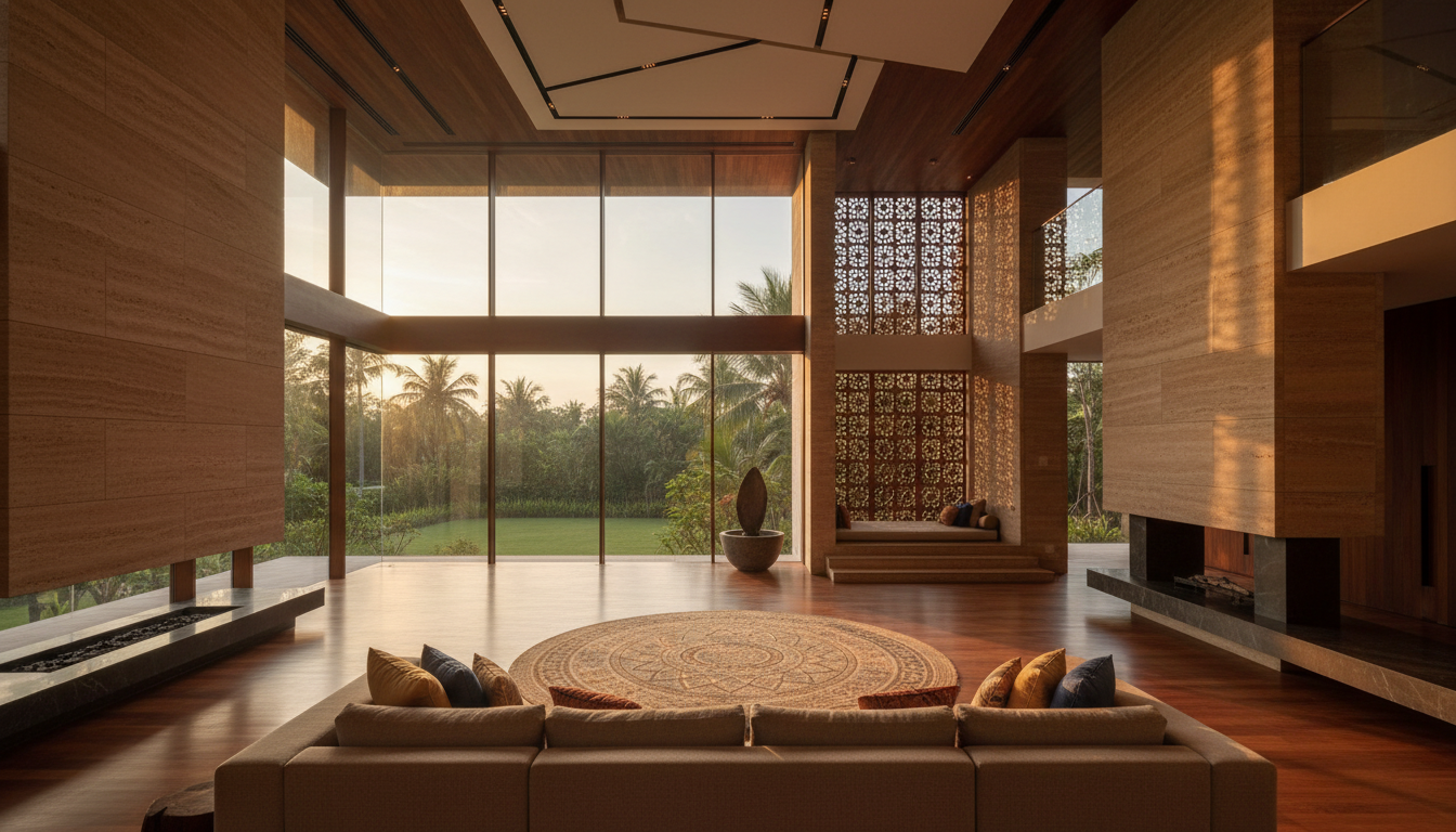 Modern architectural interior