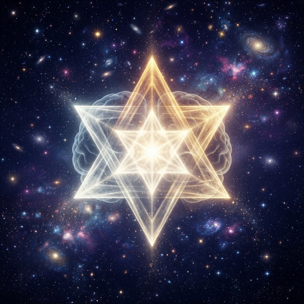 The Star of David — celestial marriage of the brain hemispheres