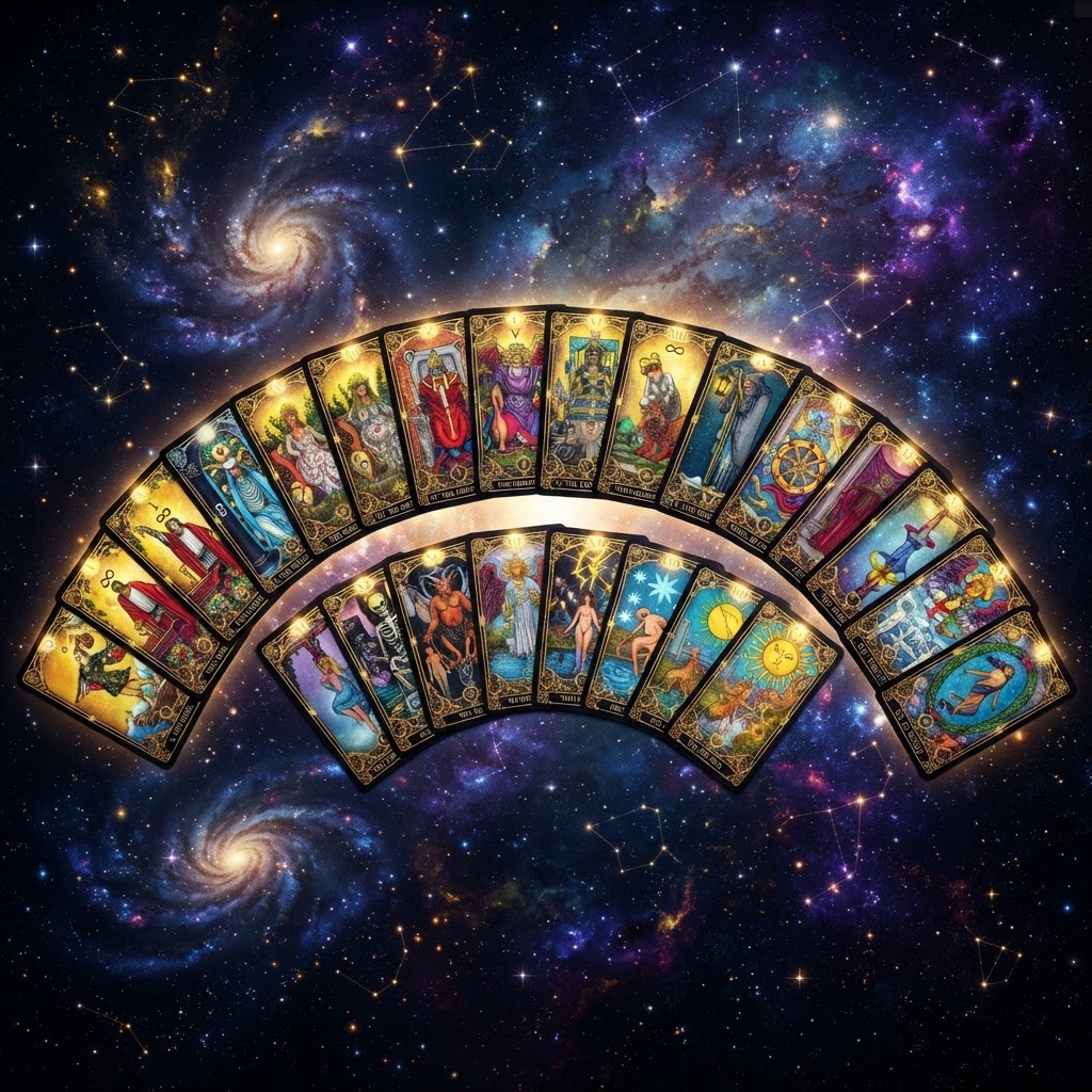 The Major Arcana — the twenty-two cards of the soul's journey