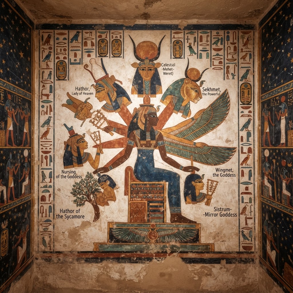 The many faces of Goddess Hathor