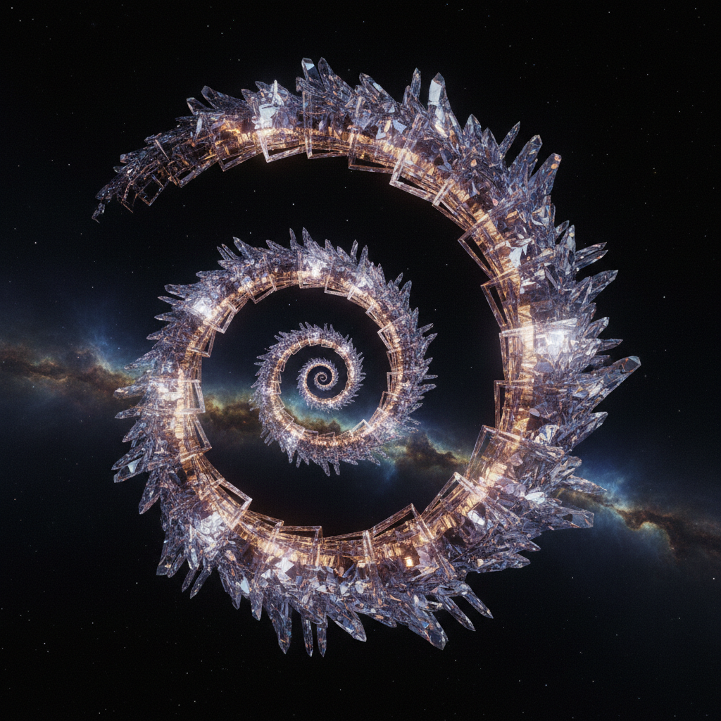 Time - cosmic concept visualization