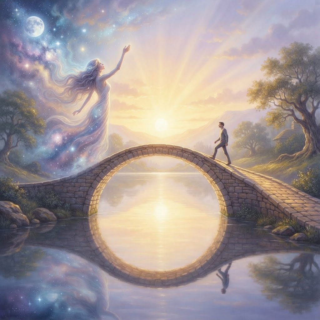 Monday — The Bridge Between Worlds