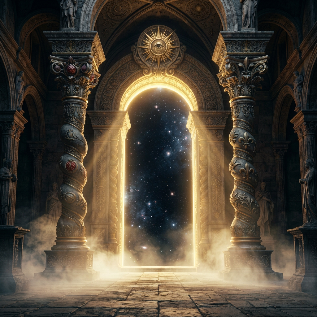 The Twin Pillars — Jachin and Boaz