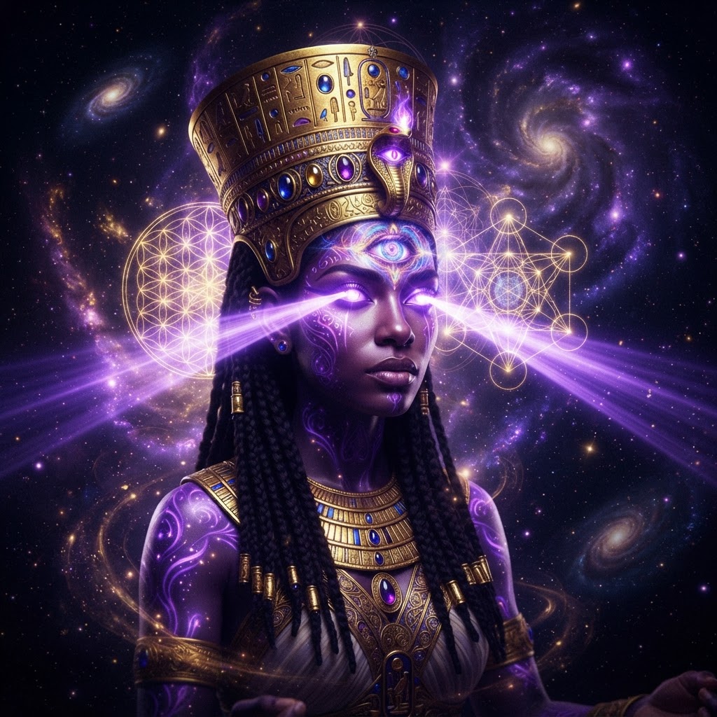 Ultra-Violet-Vision Restored — the cosmic gift of Hathor
