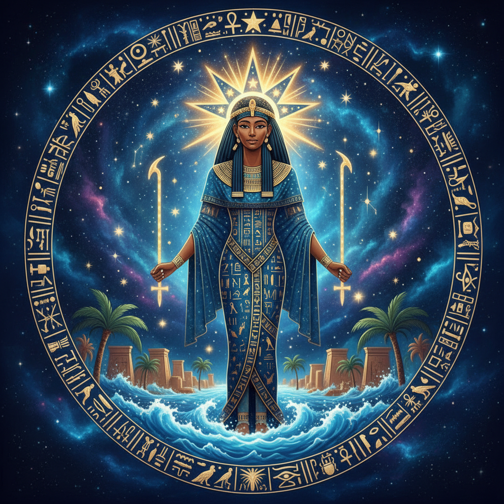 Goddess Sopdet — the star Sirius — rising over the Nile