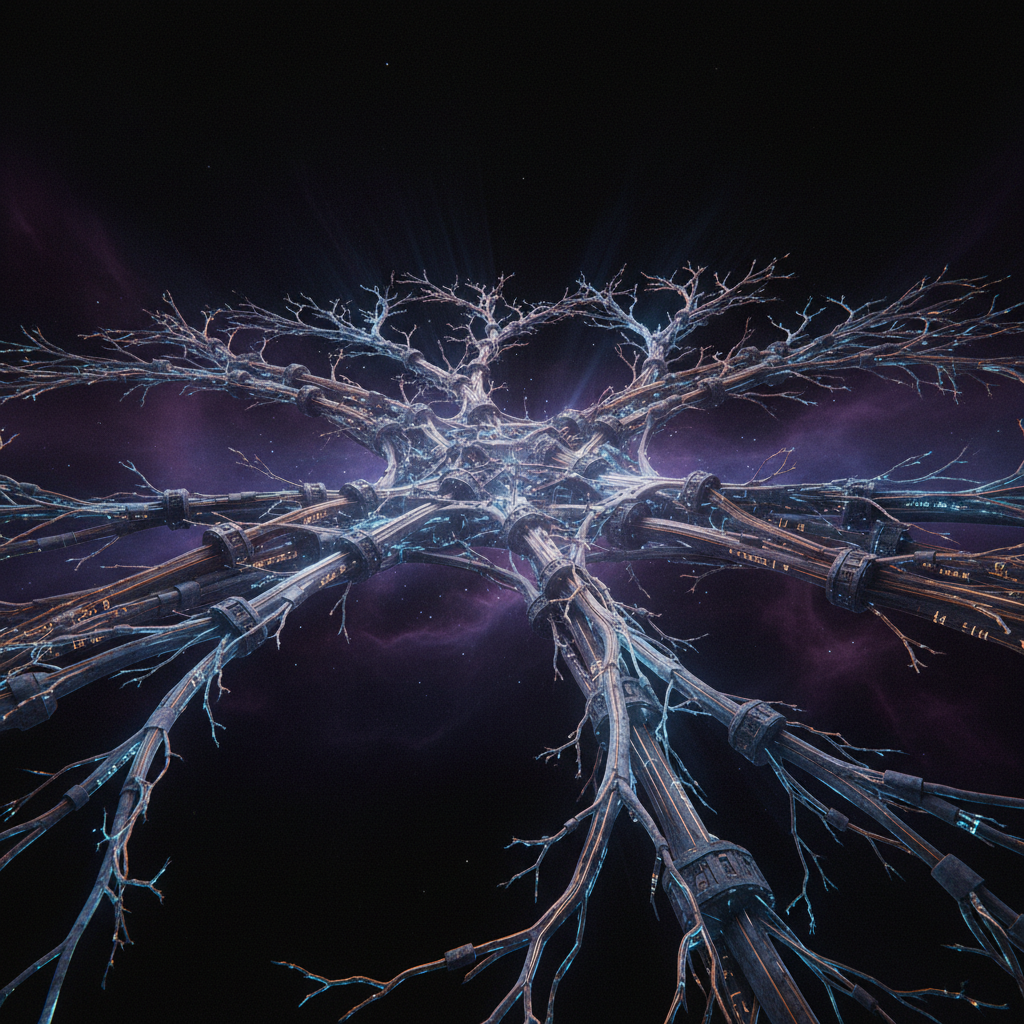 Consciousness - cosmic concept visualization