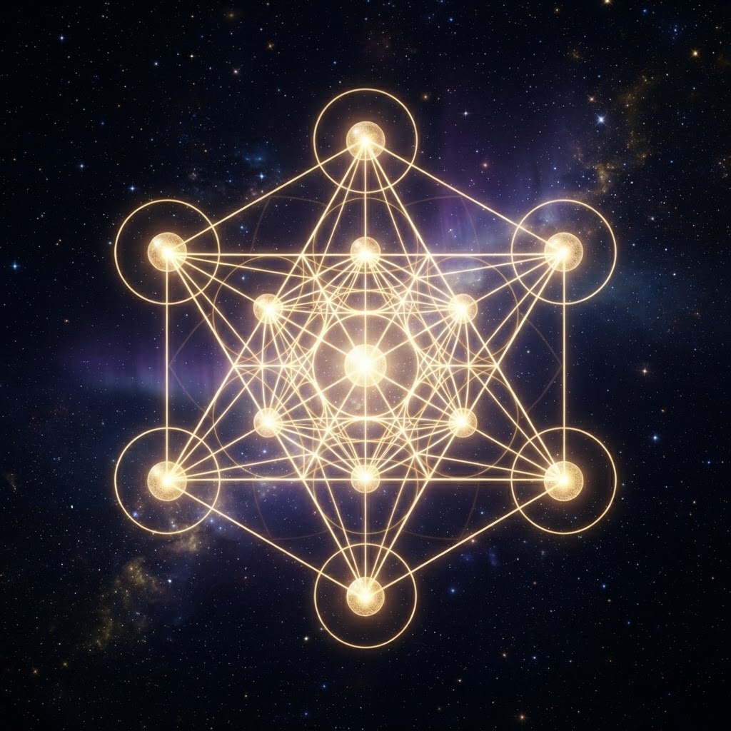 Metatron's Cube — The Geometry of Cosmic Light