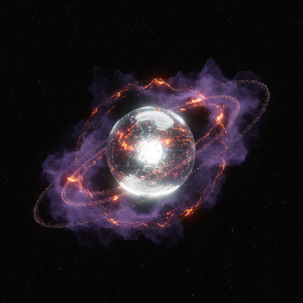 Being - cosmic concept visualization