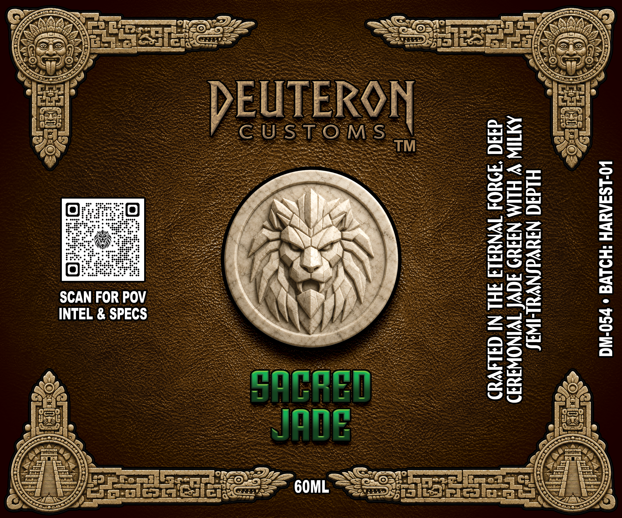 Sacred Jade — Aztec Mythos Series-01 Transparent pigment