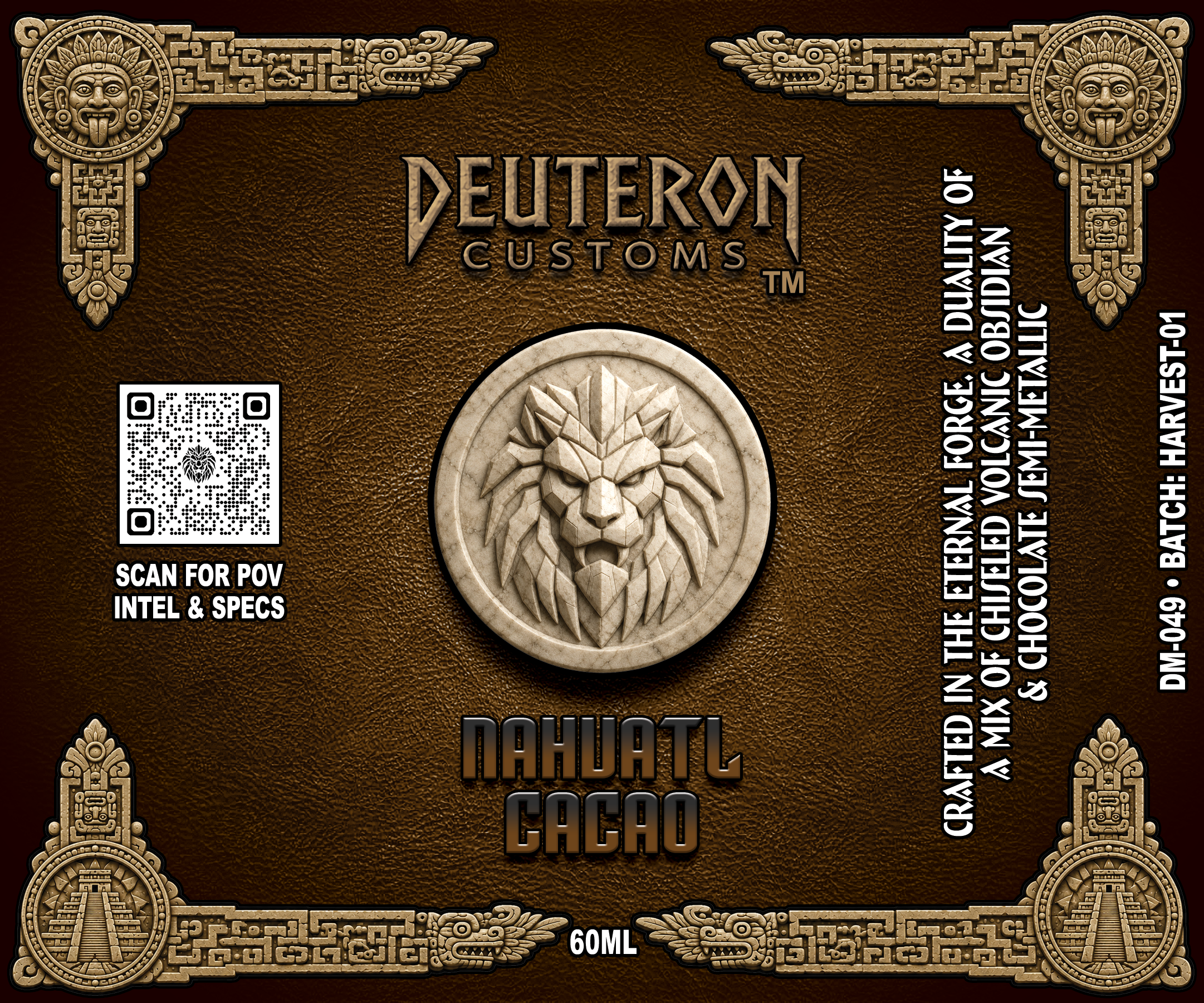 Nahuatl Cacao — SERIES 01 Opaque paint bottle