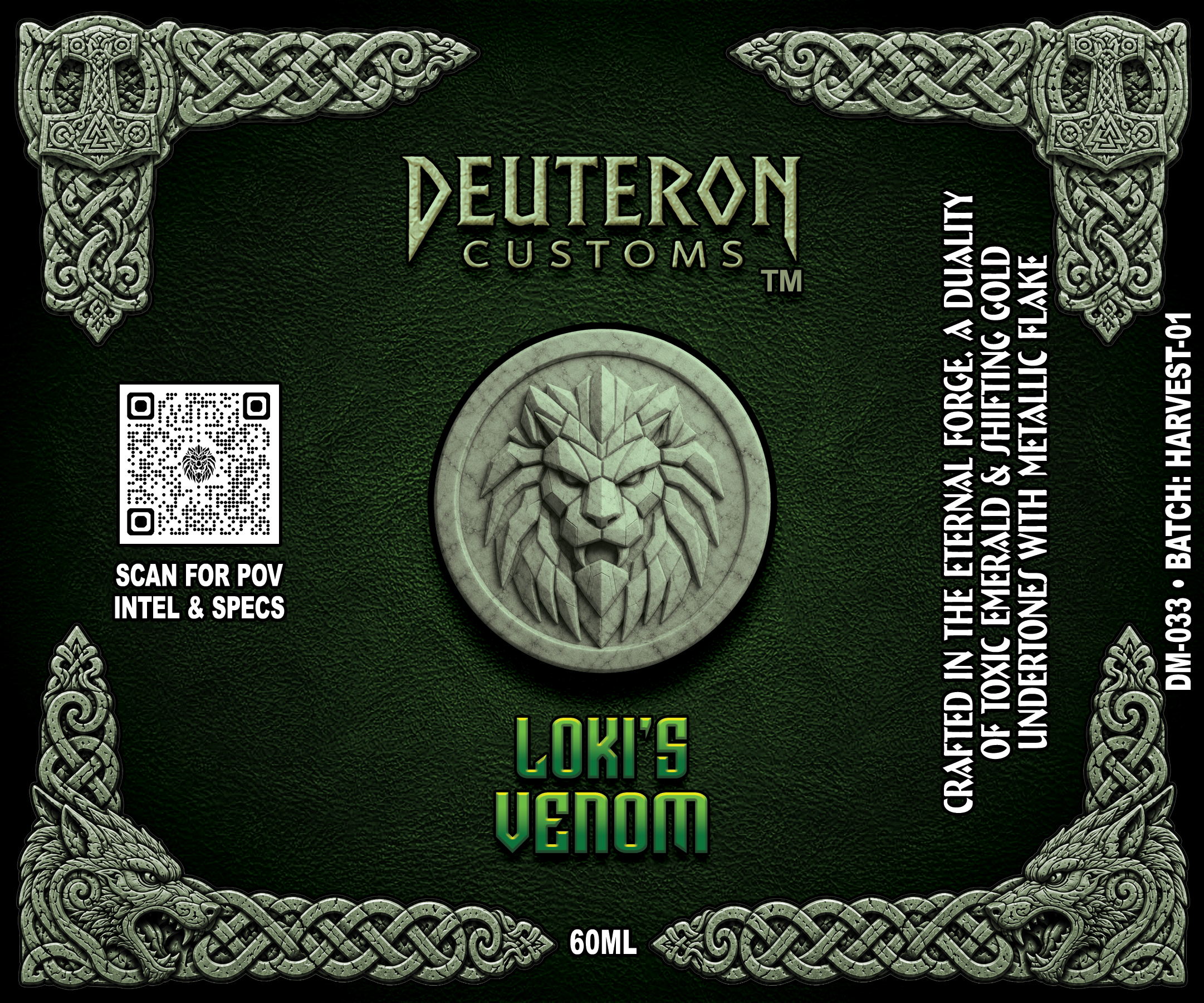 Loki's Venom — SERIES 01 Transparent paint bottle