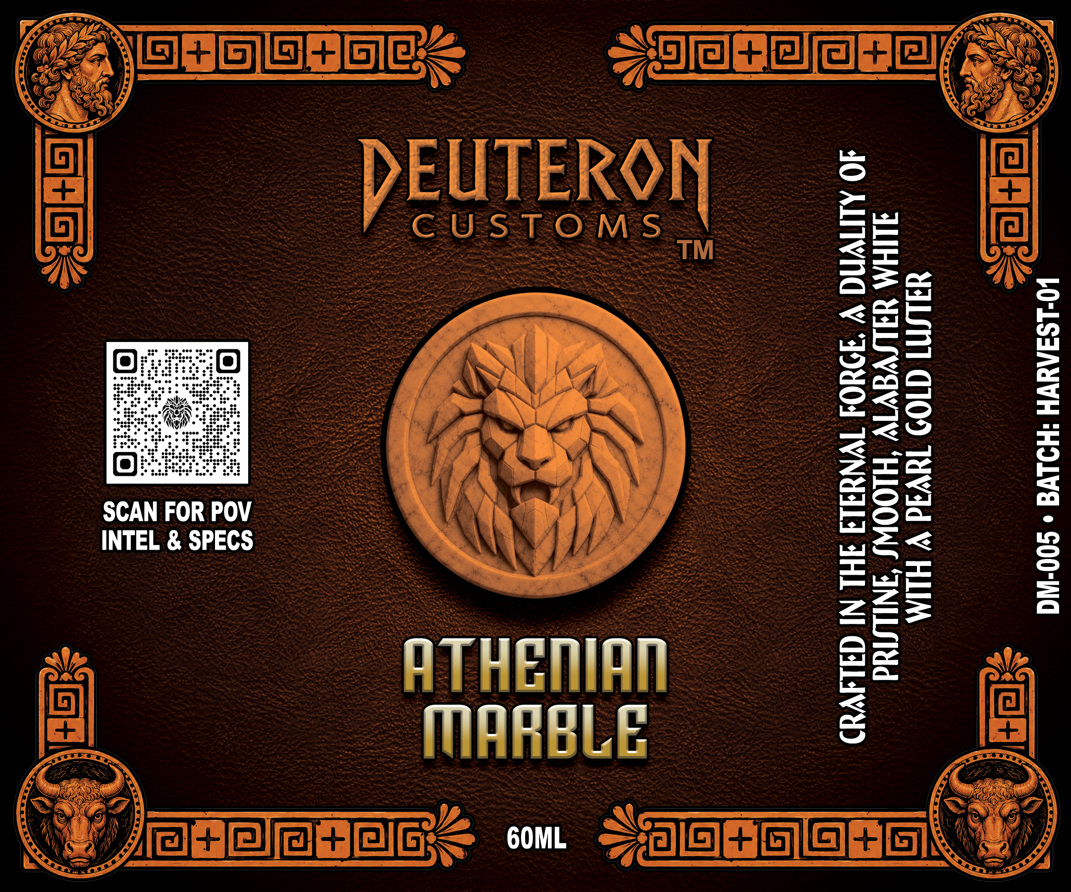 Athens Marble — SERIES 01 Opaque paint bottle