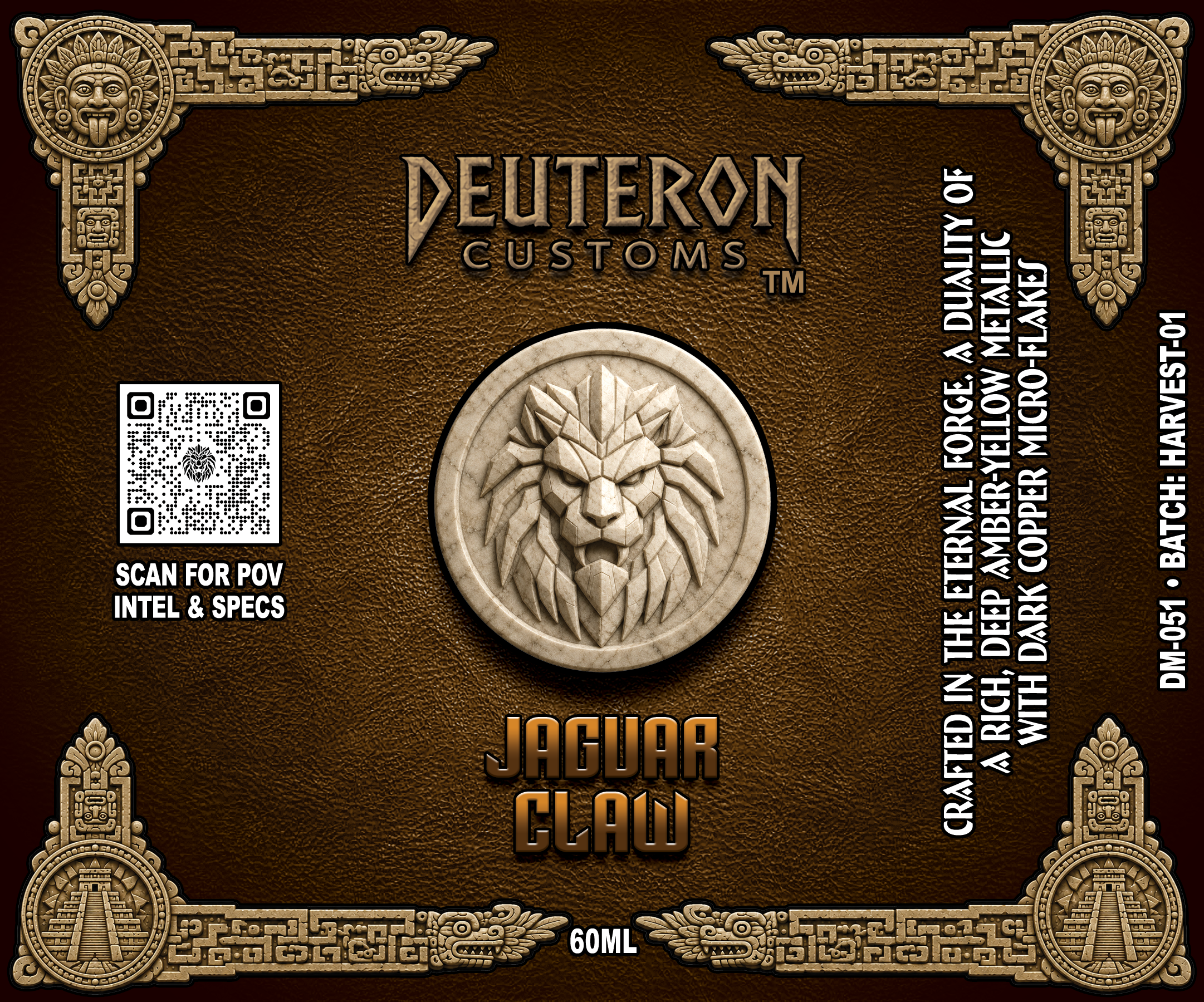 Jaguar Claw — Aztec Mythos Series-01 Opaque pigment