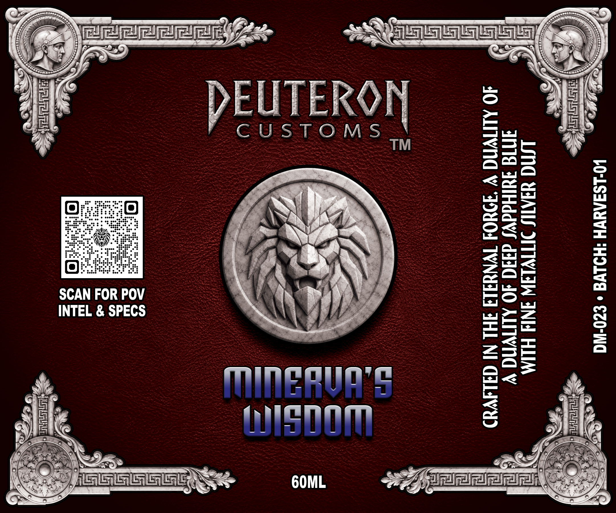 Minerva's Wisdom — SERIES 01 Opaque paint bottle